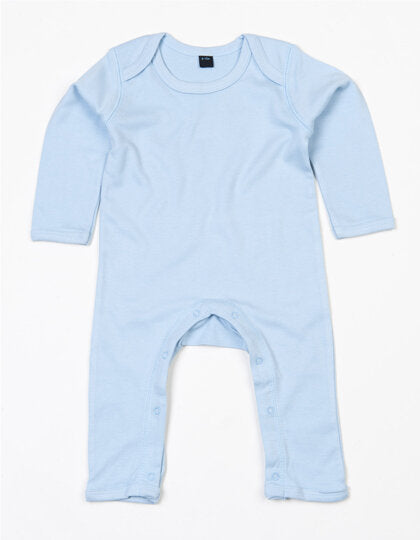 Baby Rompasuit in Dusty Blue