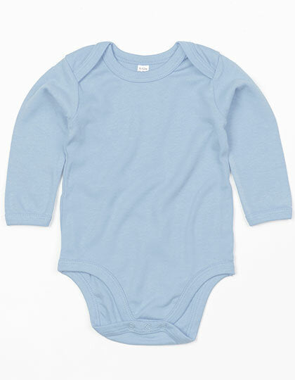 Baby Organic Long Sleeve Bodysuit - Dusty Blue