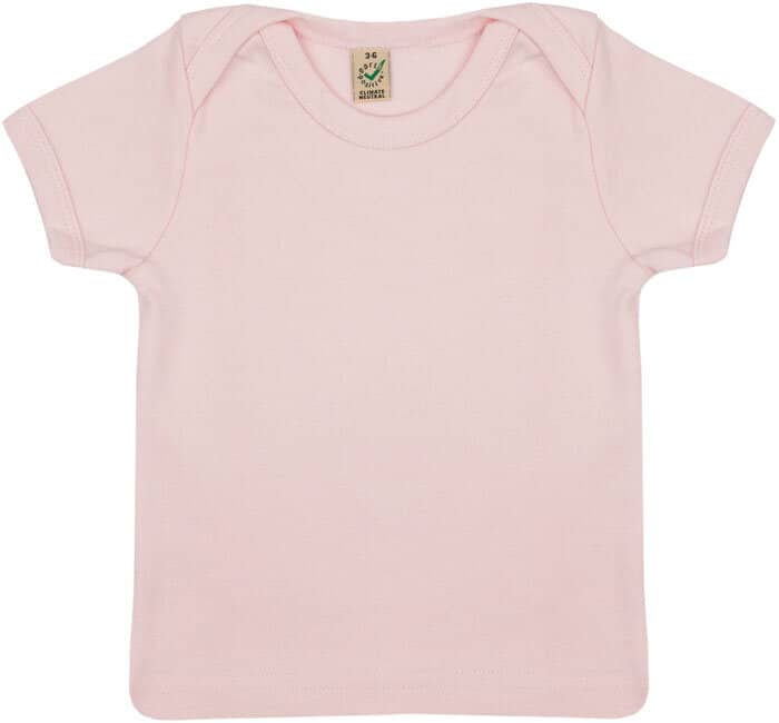 Earthpositive® Baby Organic Lap T-Shirt in Powder Pink