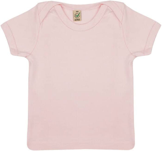 Earthpositive® Baby Organic Lap T-Shirt in Powder Pink