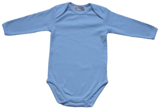 Bio Body Suite Long Sleeve - Baby Blue