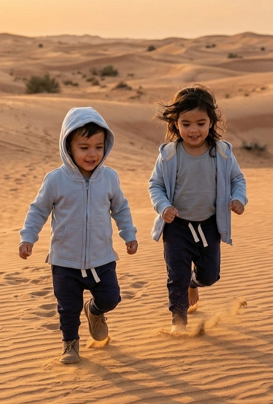 Navy baby cotton pants